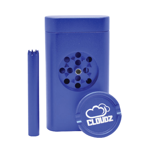 one hitter dugout, grinder, and hitter, blue