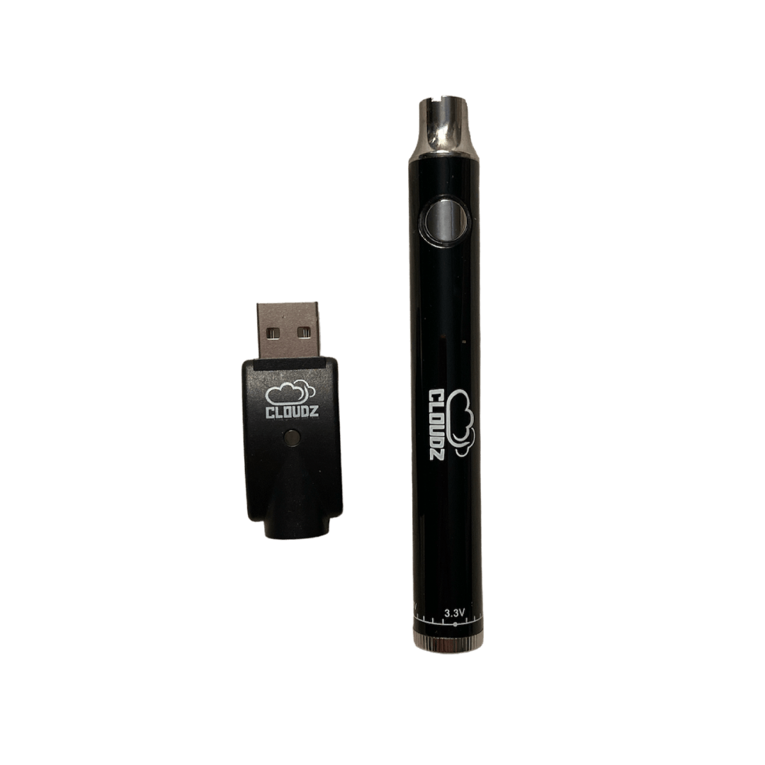 Cloudz Batteryz - 900 mAh - USB Charger - Adjustable Cloudz-Smoke-DET Cloudz Batteryz - 900 mAh - USB Charger - Adjustable Cloudz-Smoke-DET