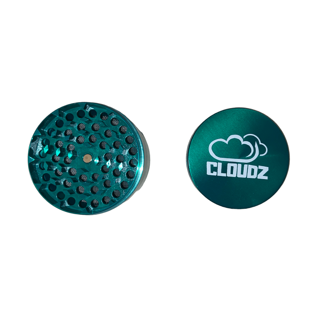 Cloudz four chamber grinder. green