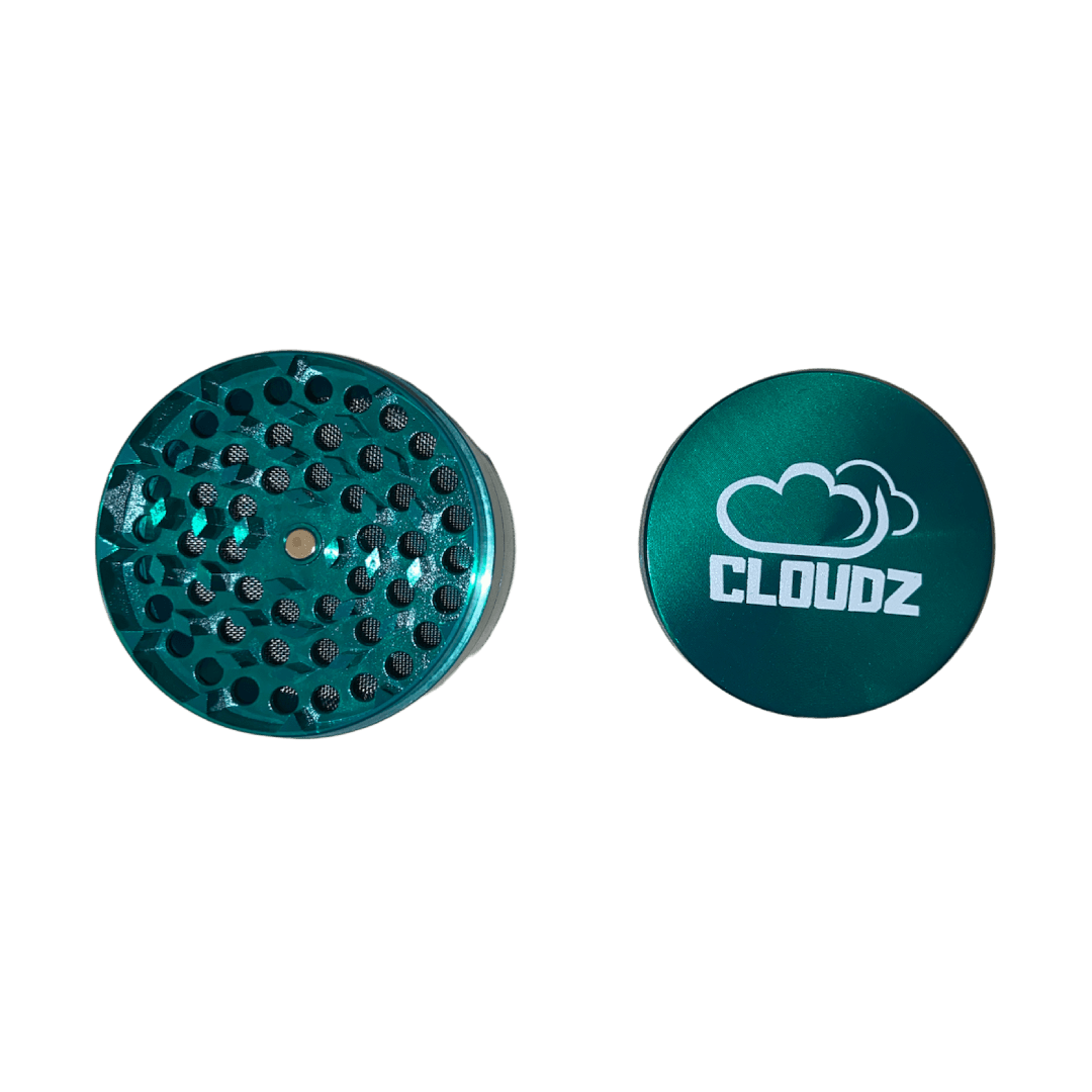 Cloudz four chamber grinder. green