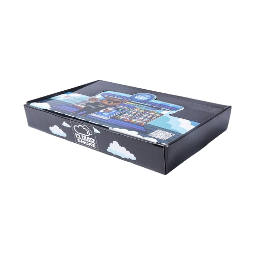 Cloudz Glass Ashtray - Gas Design - 6 Count - Wholesale