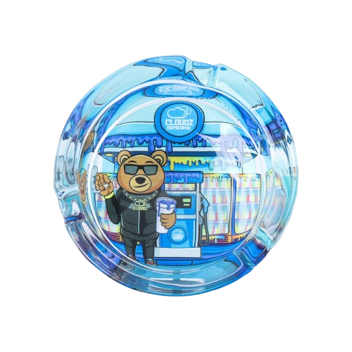 Cloudz Glass Ashtray - Gas Design