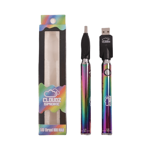 Cloudz Batteryz - 900 mAh - USB Charger - Adjustable Cloudz-Smoke-DET Cloudz Batteryz - 900 mAh - USB Charger - Adjustable Cloudz-Smoke-DET