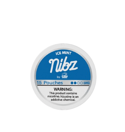 Nibz Pouches - 6mg - 15 Pouches/Can - 5 Cans/Roll - Wholesale