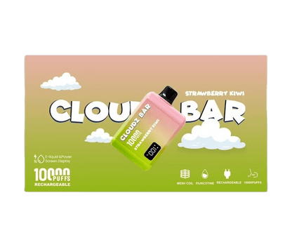 Cloudz Bar - 10,000 puffs - With LED Screen- Rechargeable - 5 pcs/Display