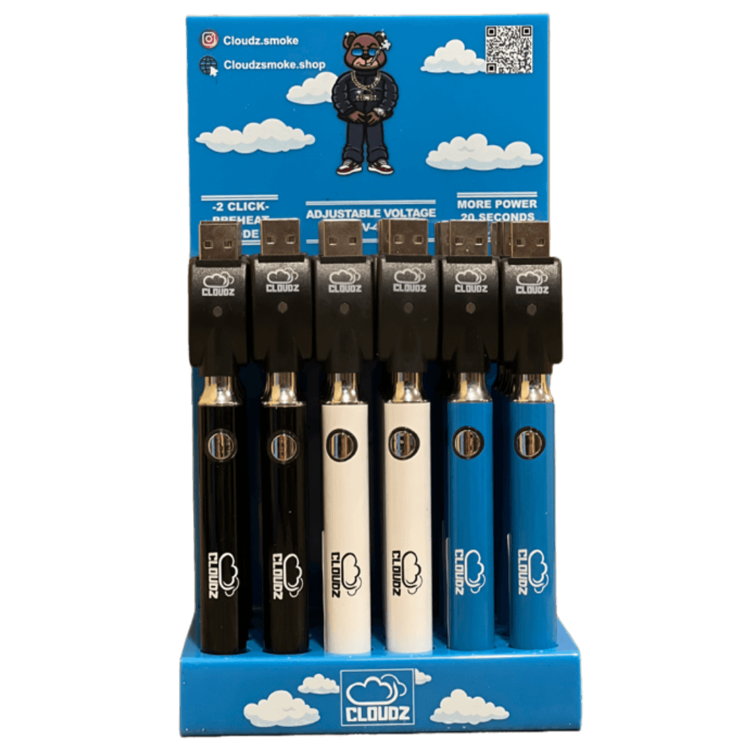 Cloudz Battery with USB charger 24 count, wholesale