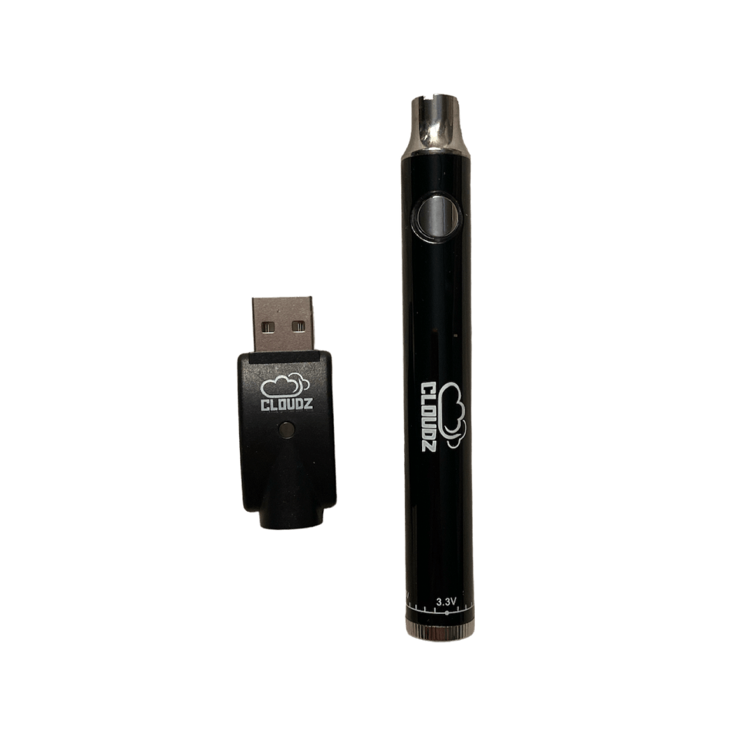 Cloudz battery with USB charger, black