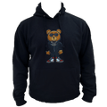 Cloudz apparel bear hoodie, front