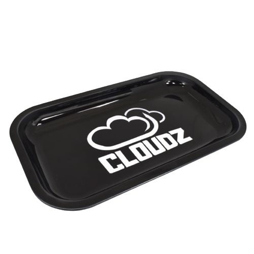 Cloudz medium rolling tray, black