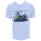 Cloudz apparel white poker t-shirt, front